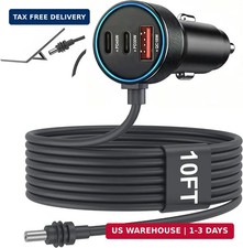 Starlink Mini Car Adapter with 10FT Cable, Dual PD 45w+30W&USB 18W, 12V-24V picture