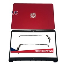 Top Lid Back Cover+Bezel+Hinges For HP 15-dw0081wm 15-dw1081wm 15-dw1083wm 15-DW picture