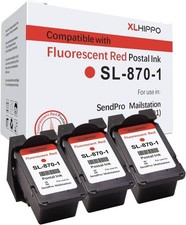 SL-870-1 Red Ink Cartridge High Yield Combo Pack (3-Pack) Compatible Pitney Bowe picture