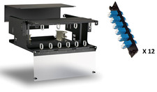 Fiber Optic Rack Mount 4 RU LCUPC SMF 144 Port FDP Patch Panel picture