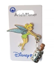 Disney Parks Peter Pan Tinker Bell with Glitter Vial Dangle Pin picture