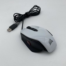 Corsair M65 Pro Gaming Mouse 12000 DPI Optical Tunable Backlit RGB White Clean picture