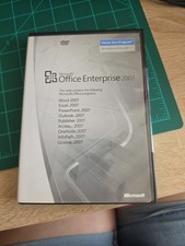 Microsoft Office Enterprise 2007 PC DVD Software Suite Word Excel PowerPoint Key picture