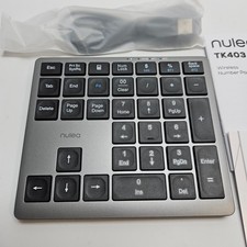 Nulea Wireless Number Pad Bluetooth 5.0 & 2.4G Portable Numeric Keyboard, USB... picture