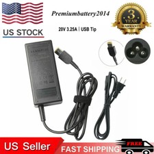 65W Ac Adapter Charger & Cord for Lenovo ThinkPad 0A36258 0B47455 45N0358 US picture