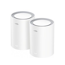 Cudy M3000 AX3000 Wireless Dual-Band Wi-Fi 6 Multi-Gig Mesh Router, 2-Pack picture