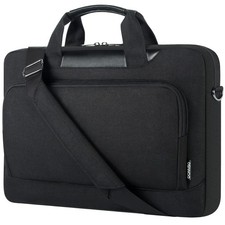 DOMISO 17-17.3 Inch Laptop Bag Large Capacity Shoulder Bag Laptop Case for 17... picture
