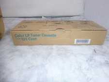 New Sealed Genuine Ricoh Type 125 Cyan Toner Cartridge EDP 400969 Color Laser picture