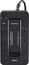 CyberPower SE450G1 450VA Battery Back-Up System - Black picture