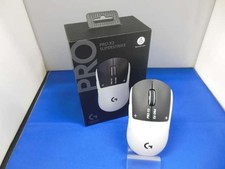 Logicool Pro X2 Superstrike Wireless Gaming Mouse White 44000 DPI Used picture
