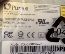 Plextor DVD/CD Rewritable Drive Model PX-L890SA8 New with Disc & Manual Vintage picture