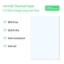 PeriPage Fold Thermal Paper Compatible with PeriPage A40 Thermal Printer Z5A2 picture