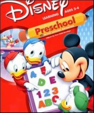 Disneys Mickey Mouse Preschool PC MAC CD learn letters colors shapes arts game picture
