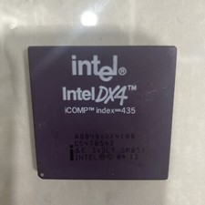 A80486DX4-100, SX900 INTEL SOCKET 3 100MHZ PROCESSOR, 3.3 VOLT picture