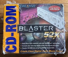 Creative CD Rom Blaster 52X MK4108 Vintage CD5220F/5233E IDE Drive New Open Box picture