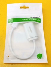 ⭐️⭐️⭐️⭐️⭐️ UGreen Smart Digital Life USB to Dual 3.5mm Audio Jacks Cable White picture