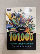 1996 Masterclips Premium Image Collection Retro Vintage Software 9 Disc Set picture