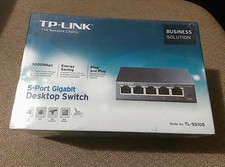 TP-Link 5-Port Gigabit Ethernet Switch - Model TL-SG105 *NEW-Plastic sealed* picture
