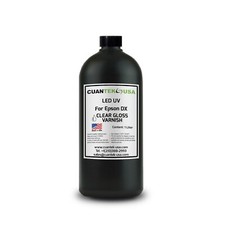 LED UV Curable GLOSS CLEAR VARNISH 1000ml for Printers w/Epson Heads-MADE IN USA picture