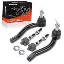 Set of 4, Front Inner & Outer Tie Rod End Kit, Compatible with Infiniti Q50 picture