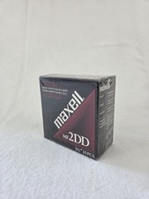 Maxell MF-2DD 3.5” Disks 10 Double Density Formatted IBM & Compatibles NEW picture