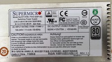 Supermicro PWS-920P-SQ 920W 1U 80 Plus Platinum Redundant Switching Power Supply picture
