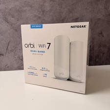 NETGEAR Orbi 370 WiFi 7 Mesh System RBE372 2-Pack Dual-Band 2.5G Open Box picture