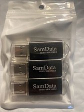 SamData USB Flash Drives 16GB USB 2.0 Thumb Drives Memory Stick Data 3PACK New picture