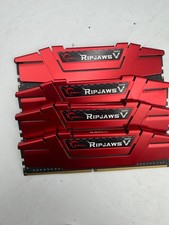 16GB DDR4 LOT QTY 4-4GB RipJaws V Desktop RAM KIT TESTED WORKING picture
