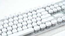 E-Yooso Z-88 Wired Typewriter Style Mechanical Gaming Keyboard  Programmab Du picture