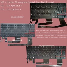 New for RAZER Blade 15 RZ09-0301 RZ09-03018 RZ09-03018E52 Keyboard BACKLIT Black picture