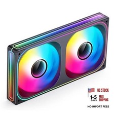 ZB-240B PC Case Fan, Silent Computer Fan with Axis & 4-Sides 240mm Black picture