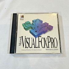 Microsoft Visual FoxPro Professional 3.0 Upgrade CD Windows 3.1/95 Vintage Dev picture