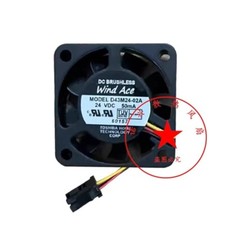 1PCS D43M24-02A 4015 DC24V 50mA 4CM 3-Wire Cooling Fan picture