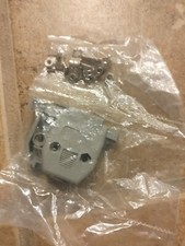 DIY Serial D-Sub DB15 Connector Kit Plastic Hoods Shell Gray. picture