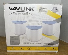 WAVLINK AC2100 Whole Home WiFi Mesh System Halo Pro X3 3-Pack Used Tested picture