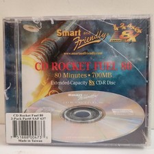 CD Rocket Fuel 80 3 Pack 8x CD-Recordable Discs 700 MB Extended Capacity SEALED picture