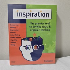 Inspiration Version 7.6 Software PC Mac Visual Thinking Diagramming Mind Map Box picture