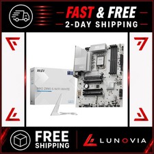MSI PRO Z890-S WiFi White ATX Motherboard LGA 1851 DDR5 PCIe 5.0 Wi-Fi 7 picture