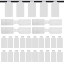 60 Pieces Self-Adhesive Cable Labels, Paste Wire Labels, Nylon Writable Cord ... picture