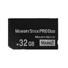 Original 32GB Memory Stick Pro Duo Mark2 - High Speed Storage for PSP Black picture