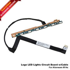 Genuine Dell Alienware M14X Logo LED Lights Circuit Board With Cable 80V8D picture