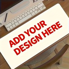 Custom Large Gaming Mouse Pad - Ultra-Thick Rubber Desk Mat with a Non-Slip ♪ picture