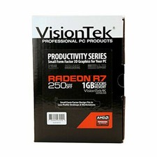 NEW VisionTek 900702 Radeon R7 250 PCIE 1GB GDDR5 SFF Video Graphics Card 4.6GHz picture