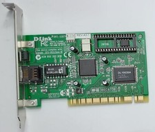 D-Link DE-530TX Rev.A3 PCI Network Card (RJ45, Ethernet, DL10030A, Retro, 2001) picture