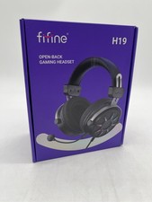FIFINE H19 Open-Back Wired USB Gaming Headset with Mic for PC, PS5/PS4 - Black 1 picture