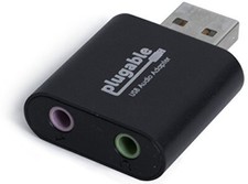 Plugable USB Audio Adapter with 3.5mm Speaker/Headphone and Microphone Jacks picture
