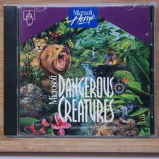 Microsoft Dangerous Creatures Exploration Series Cd-rom for Windows PC 1994 OEM picture