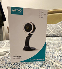 Movo WebMic-HD-PRO 1080p HD USB Webcam w/ Built-In Microphone, Black picture