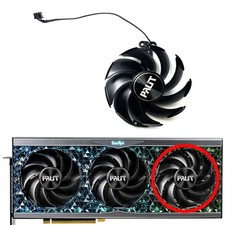 For PALIT RTX4070tiS 4080 4090GameRock Graphics Card Cooling Fan w/metal Label picture